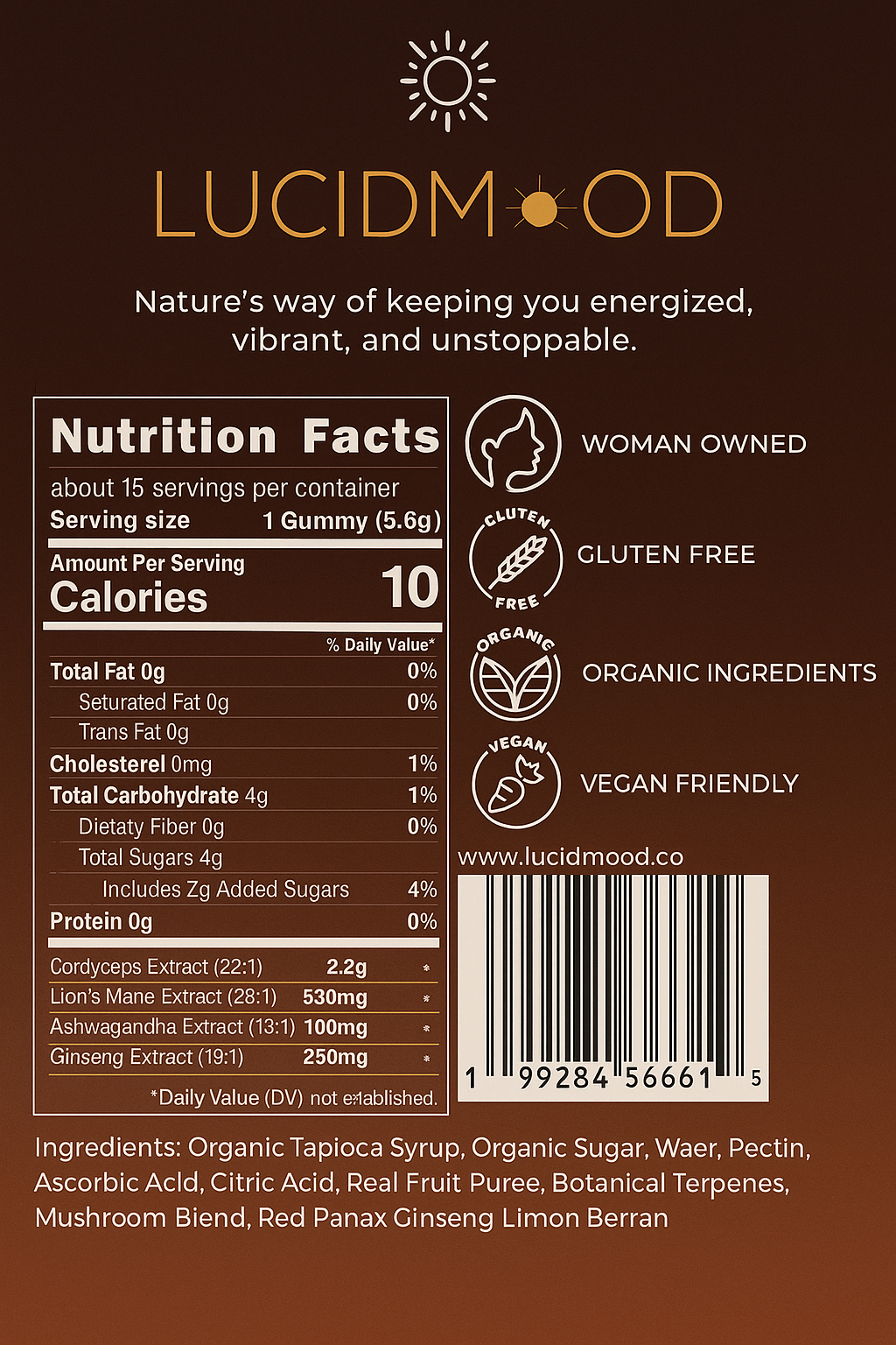 Lively Natural Energy Gummies